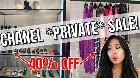 chanel private sale 2018|Chanel clearance outlet.